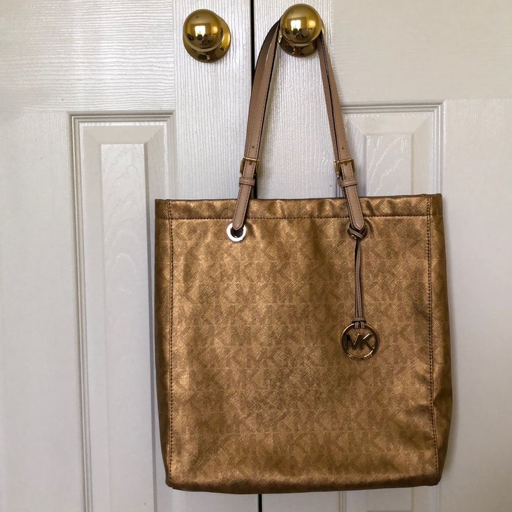 Michael Kors Gold Tote